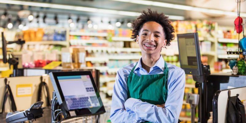 commercial sound systems for supermarkets. Employees